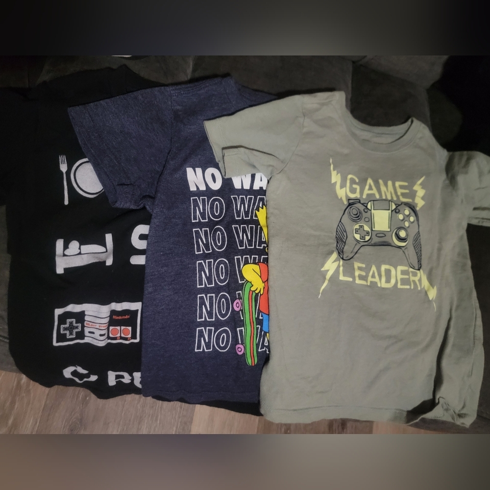 JCPenney Kids Graphic Tees - Black, Navy, Olive